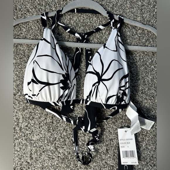La Blanca Women's Halter Bikini Swimsuit Top SZ 4 NWT - Picture 2 of 5